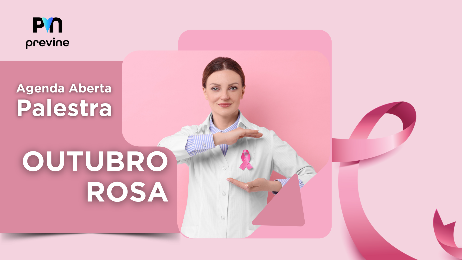 Agenda aberta Palestras: Outubro Rosa